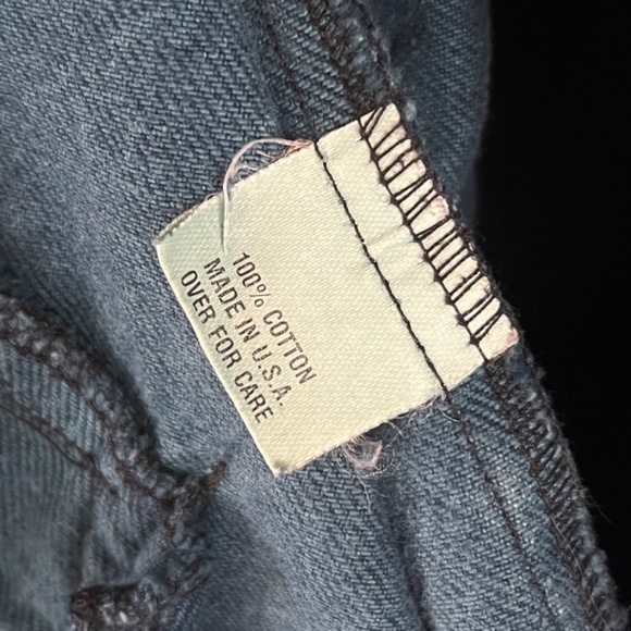 Vintage Sundance Denim Southwestern Concho Teal Aztec Print Acid Wash Coat USA L - Picture 15 of 16